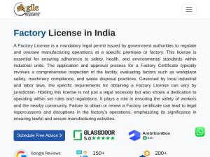 agileregulatory.com/service/factory-license-process