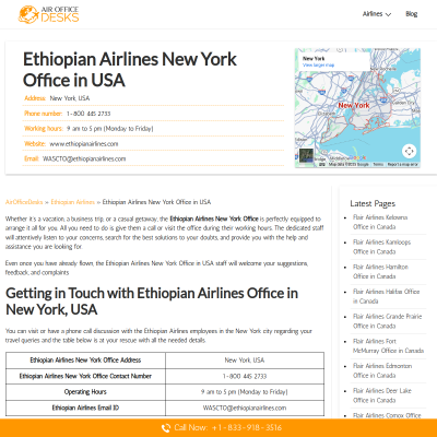 Screenshot of https://airofficedesks.com/ethiopian-airlines/ethiopian-airlines-new-york-office-in-usa/
