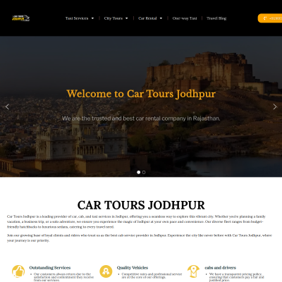 Screenshot of https://cartoursjodhpur.com/