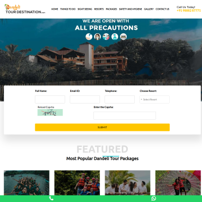 Screenshot of https://dandelitourdestination.com/