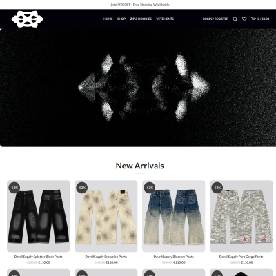 Screenshot of https://davrilsupplys.store/