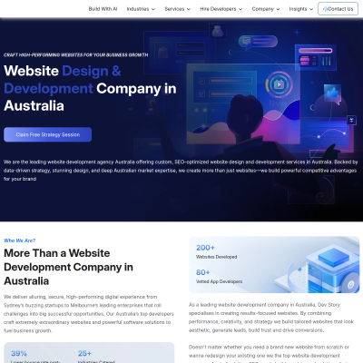 dev-story.com/au/website-development-australia/