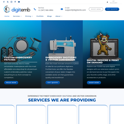 Screenshot of https://digitemb.com