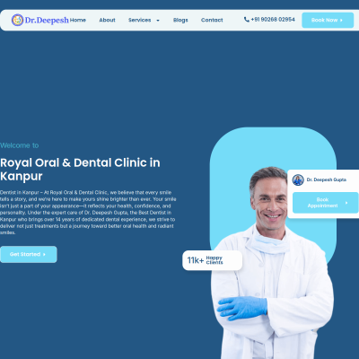 Screenshot of https://drdeepeshgupta.com/