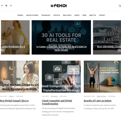 Screenshot of https://fexoi.com