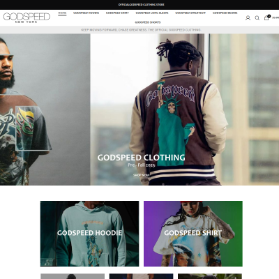 Screenshot of https://godspeednewyorkk.com/