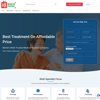 Screenshot of http://healthcheckbox.com