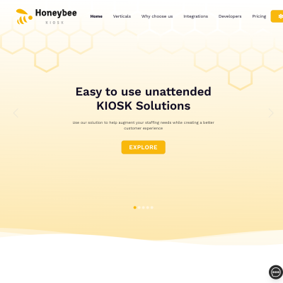 Screenshot of https://Honeybeekiosk.com