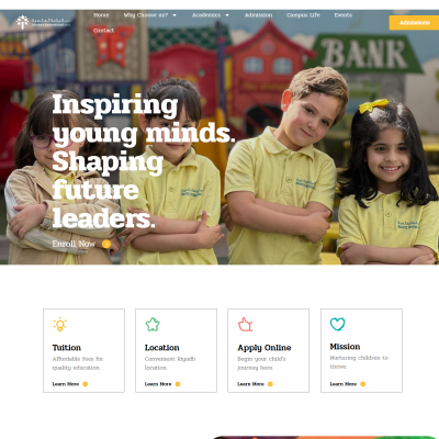Screenshot of http://mastery.edu.sa/