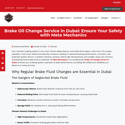 Screenshot of https://metamechanics.ae/brake-oil-change-service-in-dubai-ensure-your-safety-with-meta-mechanics/