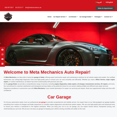 Screenshot of https://metamechanics.ae/car-brands/chevrolet-repair-services/