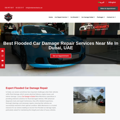 Screenshot of https://metamechanics.ae/car-repair-services/flooded-car-damage-repair-in-dubai/
