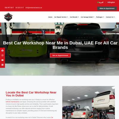 Screenshot of https://metamechanics.ae/car-workshop-near-me/