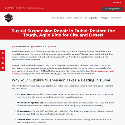 Screenshot of https://metamechanics.ae/suzuki-suspension-repair-in-dubai-restore-the-tough-agile-ride-for-city/
