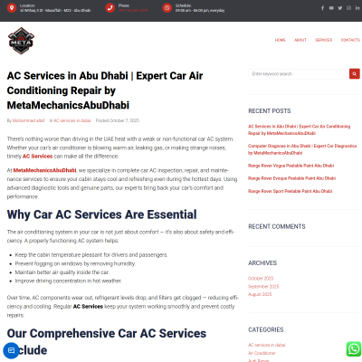 Screenshot of https://metamechanicsabudhabi.com/ac-services-in-abu-dhabi-expert-car-air-conditioning-repair-by-metamechanicsabudhabi/