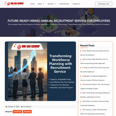 Screenshot of https://omsaigroupconsultancy.com/blog/annual-recruitment-service/