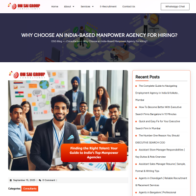 Screenshot of https://omsaigroupconsultancy.com/blog/india-based-manpower-agency/