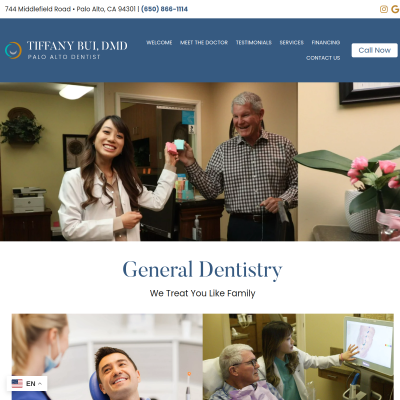 Screenshot of https://paloaltodentist.com/general-dentistry/