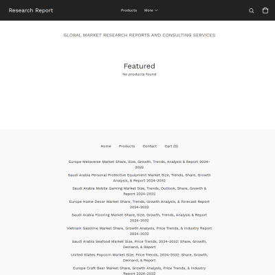 Screenshot of https://researchreport.bigcartel.com