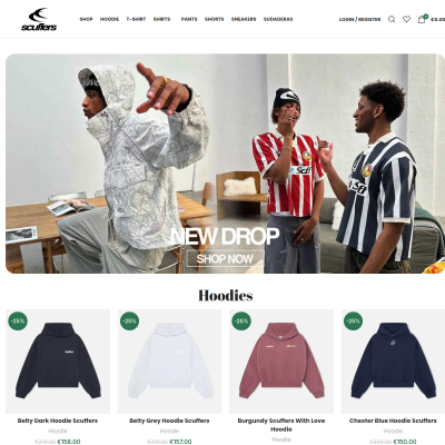 Screenshot of https://scuffersofficial.com/