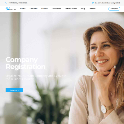 Screenshot of https://sv-consultant.com/