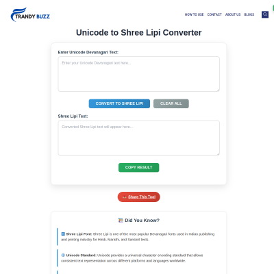Screenshot of https://trandybuzz.online