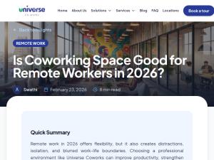 universecoworks.com/insights/blogs/is-coworking-space-good-for-remote-workers-2026