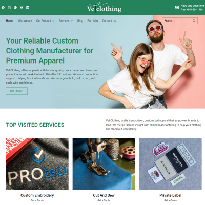 velclothing.com