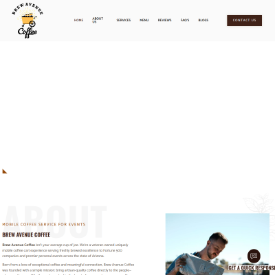 Screenshot of https://www.brewavenuecoffee.com/