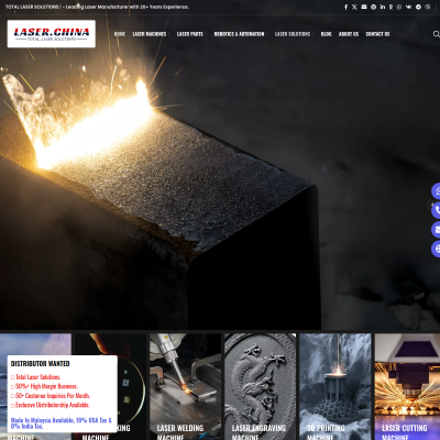 Screenshot of https://www.laserchina.com/