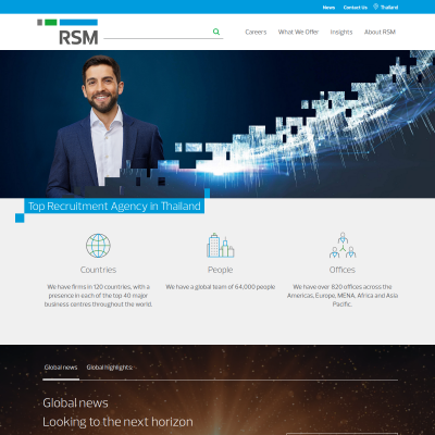 Screenshot of https://www.rsmrecruitment.com