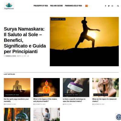Screenshot of https://yogapleasure.com/