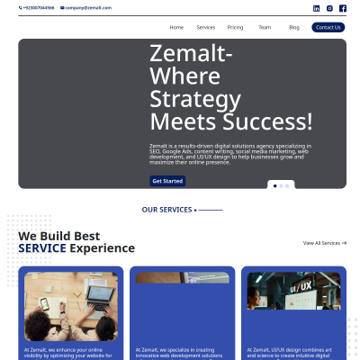 Screenshot of https://zemalt.com